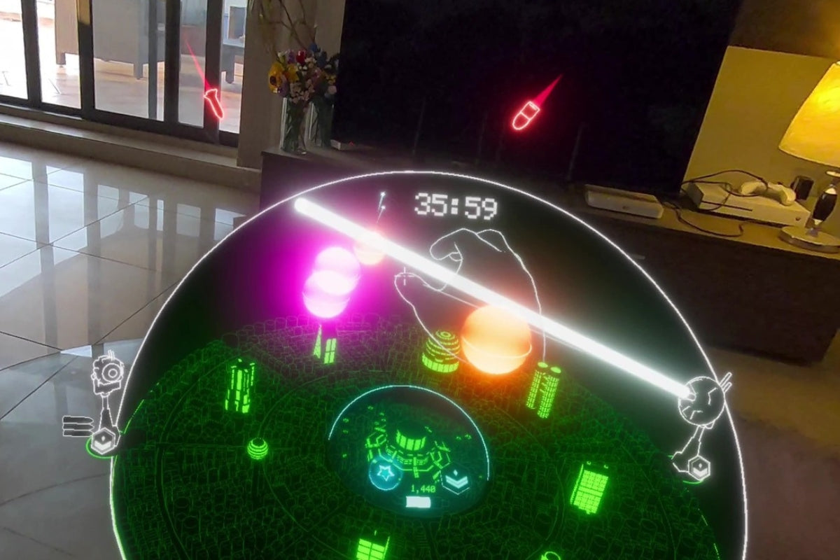 Airspace Defender on Meta Quest 3s with VR Prescription Lenses