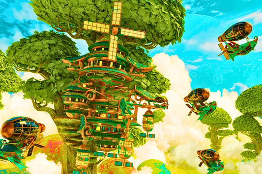 Enhance SkyHaven VR with Adjustable VR Lenses on Meta Quest