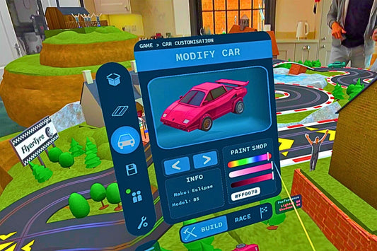 Experience the Thrill of Slot Car VR with VR Prescription Lenses