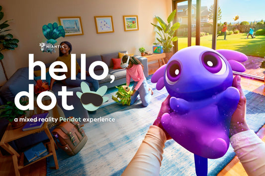Hello, Dot on Meta Quest 3 with Meta Quest 3 VR Lenses