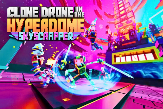 Play Clone Drone in the Hyperdome with Adjustable VR Lenses