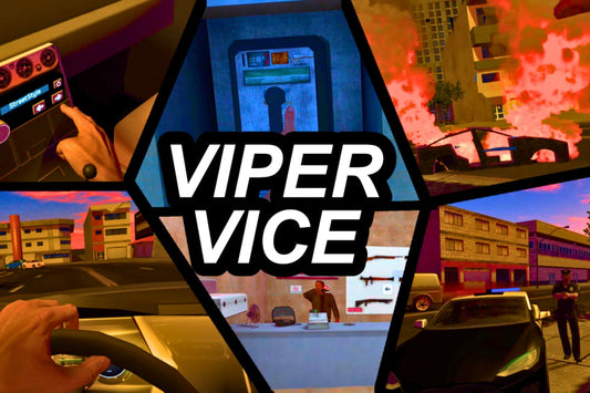 Viper Vice VR Game on Meta Quest with Adjustable VR Lenses