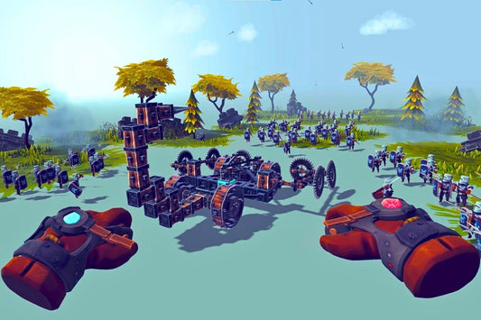 Play Besiege VR Sharper with VR Lenses on Meta Quest 3