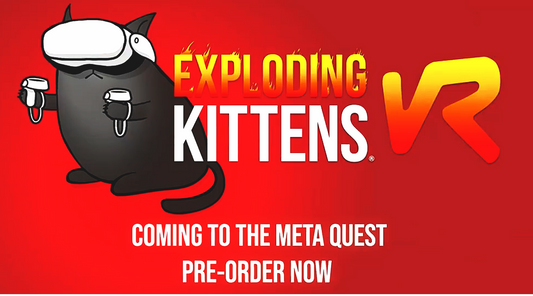 Play Exploding Kittens VR on Meta Quest with VOY VR Lenses