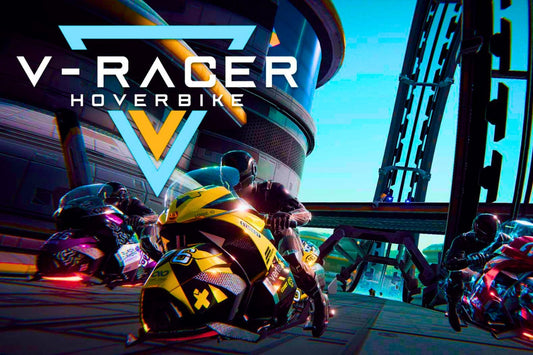 Play V-Racer Hoverbike VR on Meta Quest 3 with VR Lenses