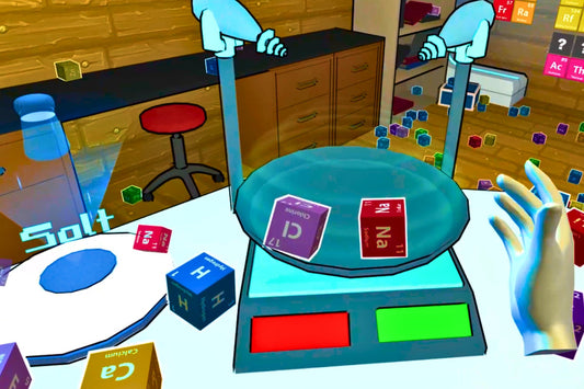 Tablecraft VR Sandbox Game Mad Science with Adjustable VR Lenses